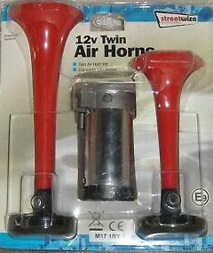 Two tone air horn set 12 volt