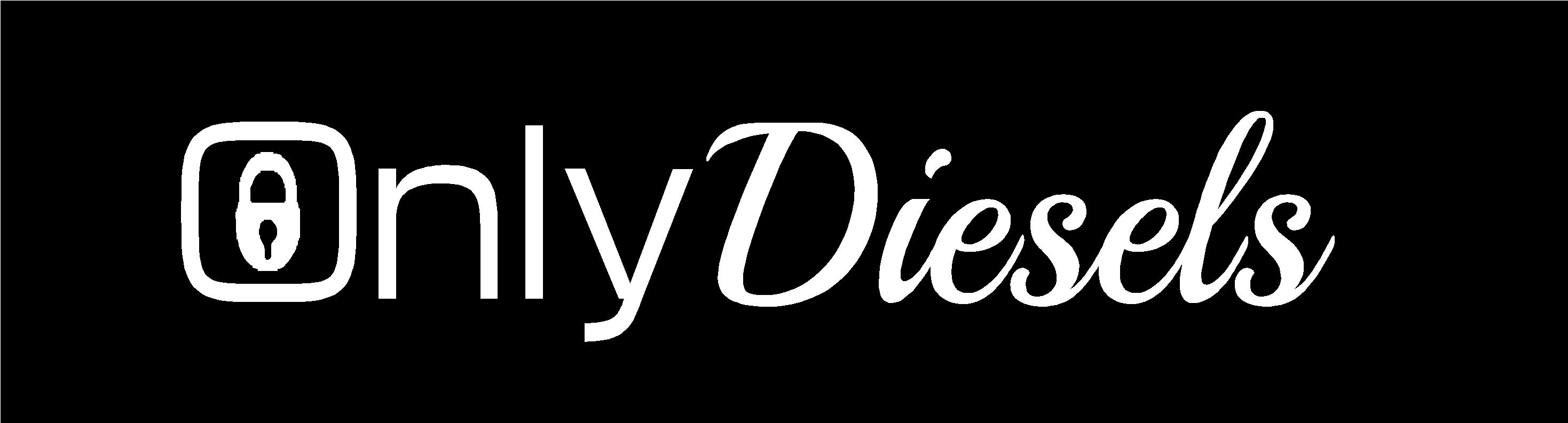 ONLY DIESELS DECAL WHITE