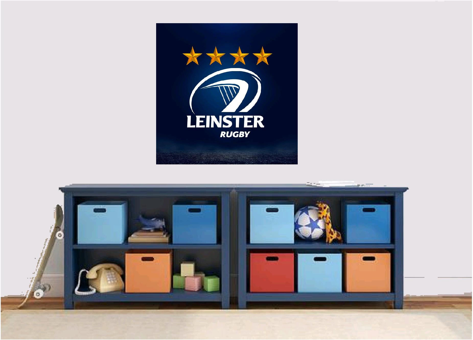 LEINSTER RUGBY WALL ART