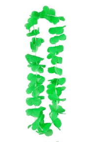 Hawaiian Lei Neon green