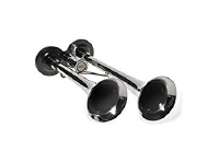 12v/24v Double Air Horn Chrome