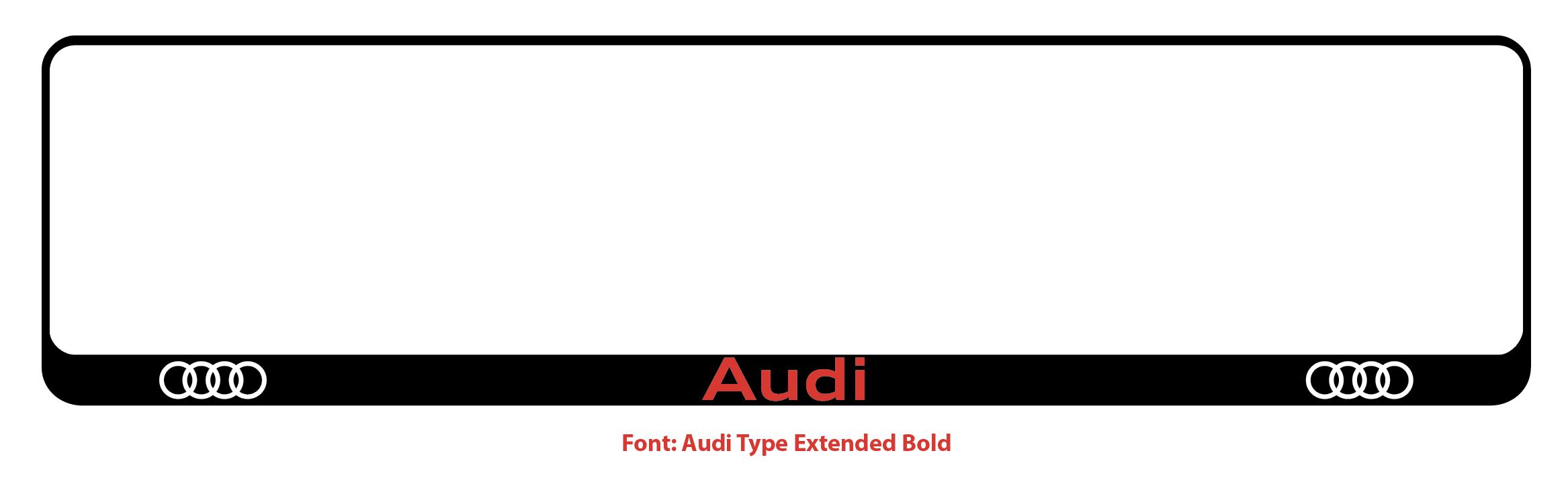 AUDI Number Plate Holder / Surround