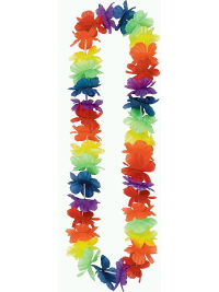 Multi Colour Hawaiian Lei 