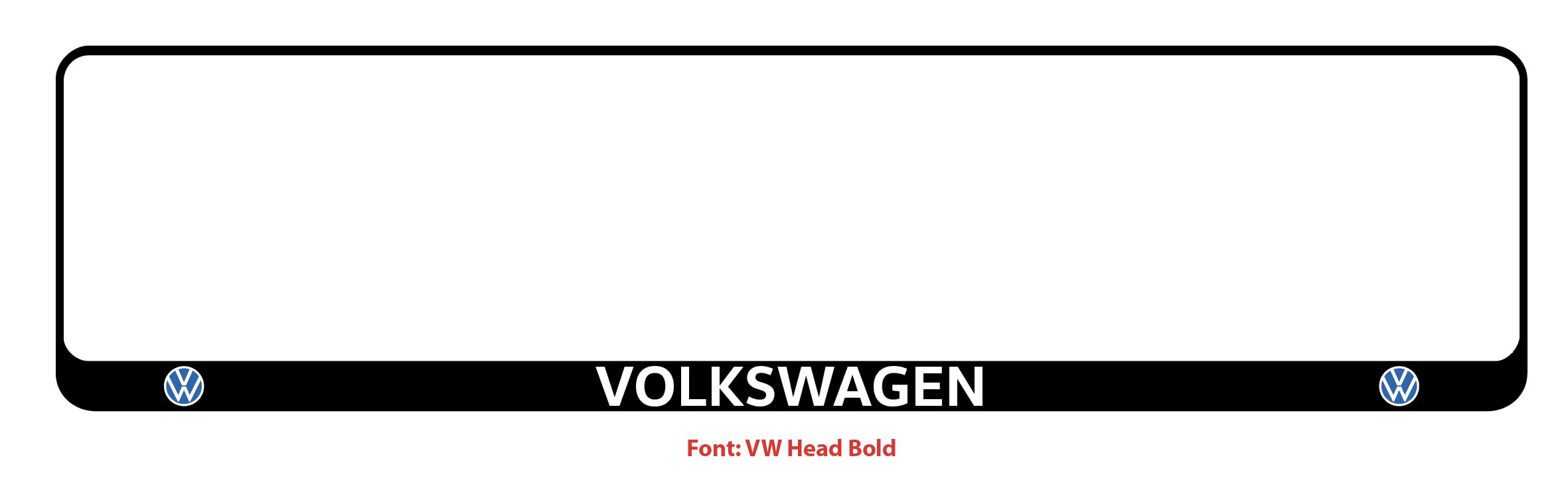 VOLKWAGEN Number Plate Holder / Surround
