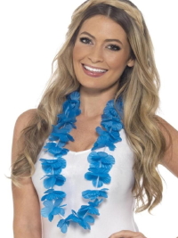 Hawaiian Lei Neon Blue