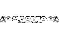 Scania Chicken Head Windscreen Sticker 