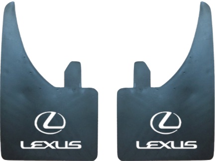 LEXUS logo mudflaps Universal fitting mudflaps for front or Rear