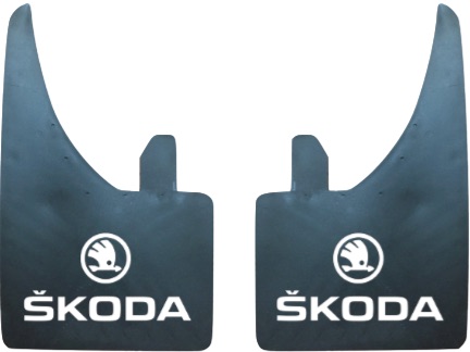 SKODA logo mudflaps Universal fitting mudflaps for front or Rear