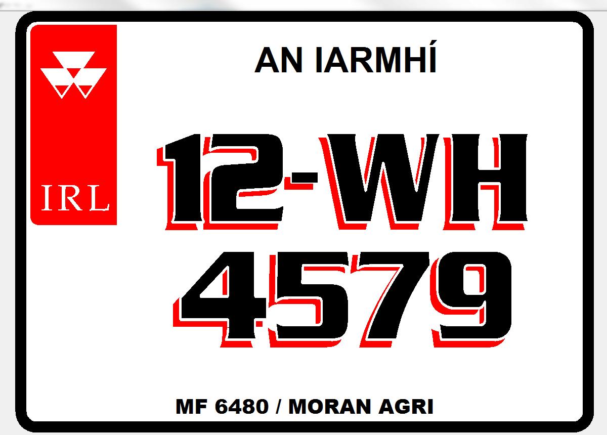 MASSEY FERGUSON SQUARE PLATE X1