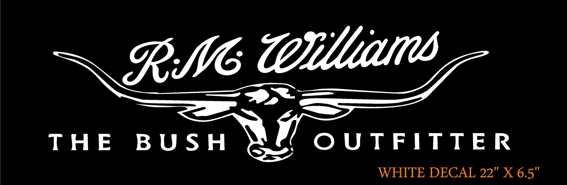 RM WILLIAMS DECAL LARGE