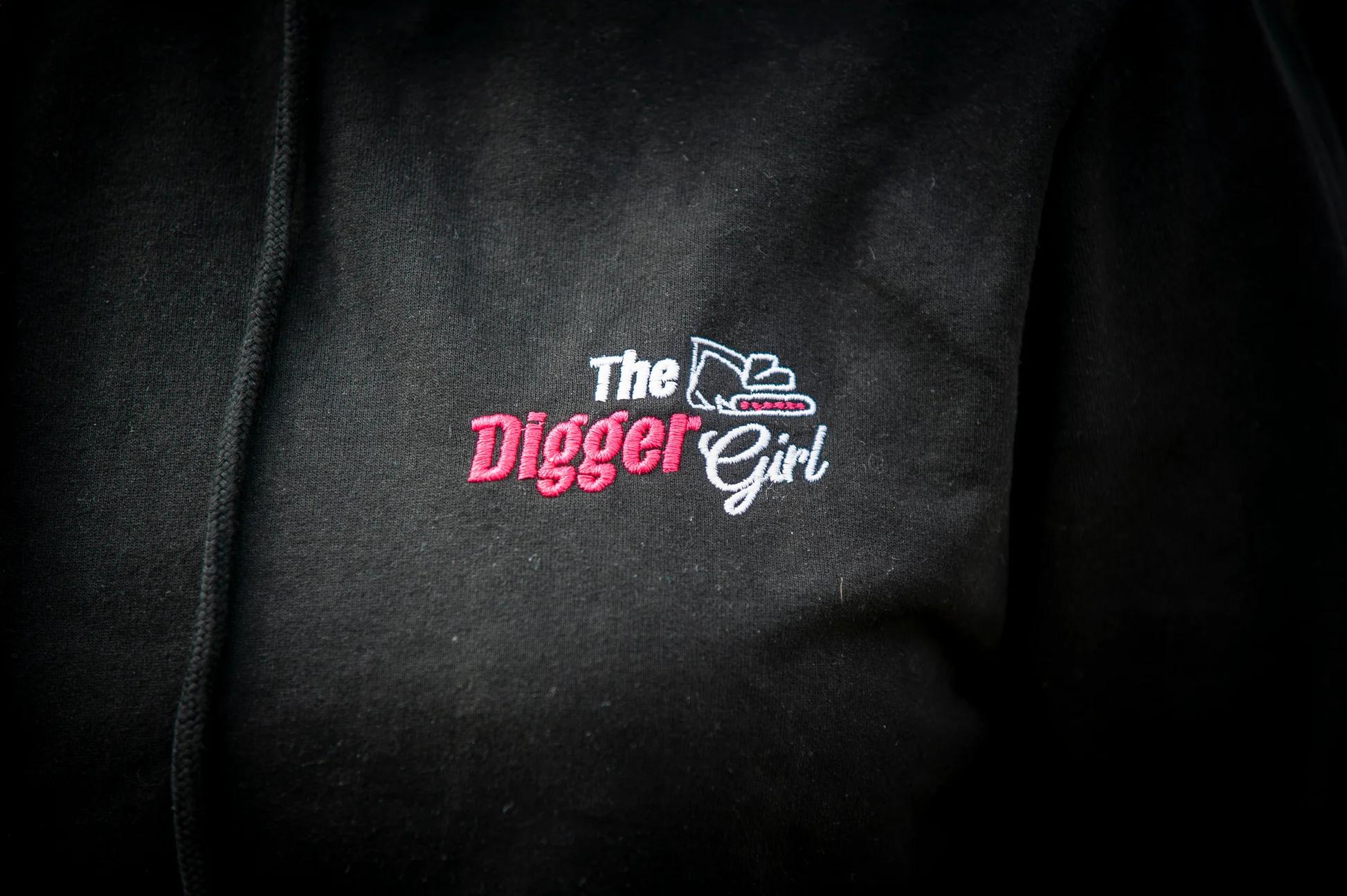 KIDS Digger Girl Hoodie