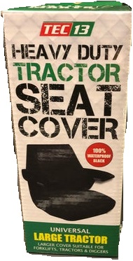 Tractor / Digger Waterproof Seat Cover LARGE HIGH BACK